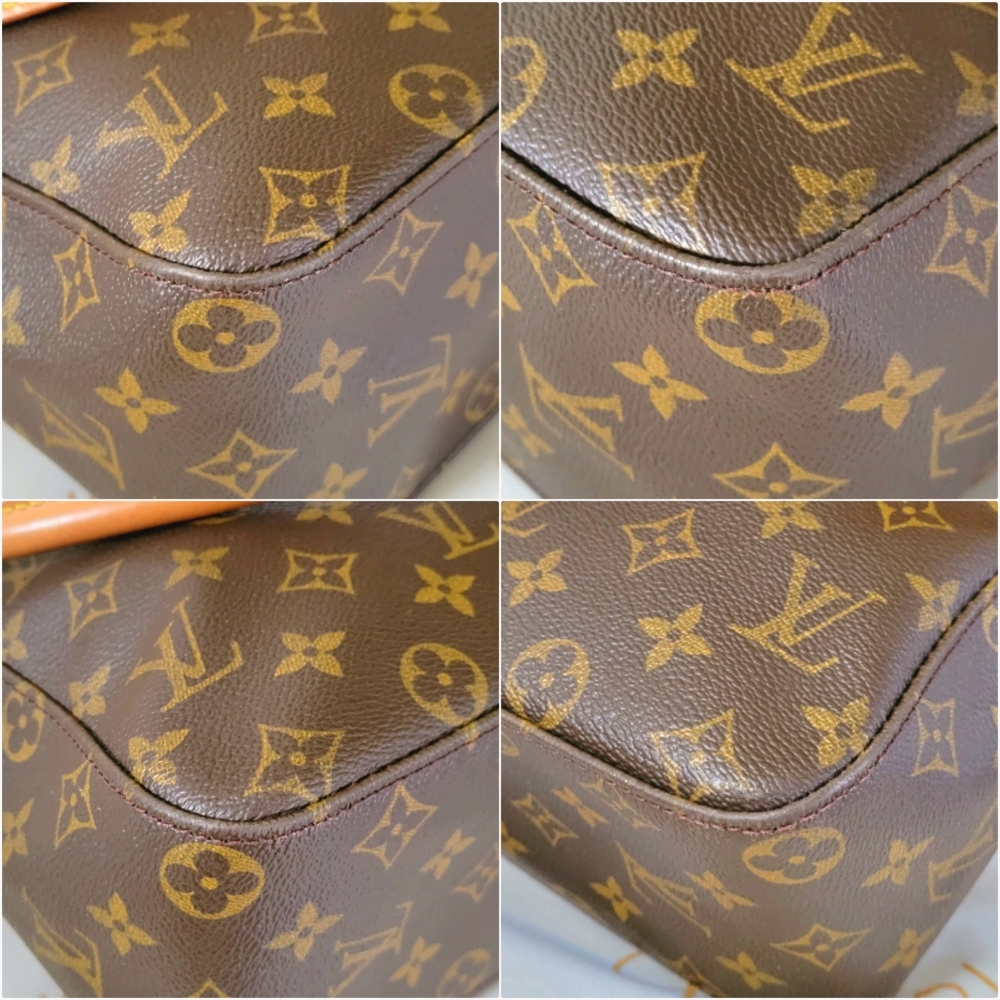 💕DISCONTINUED Very Rare Shoulder Bag LOUIS VUITTON Looping GM Monogram - Picture 15 of 15